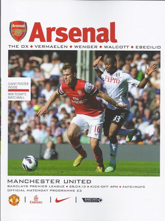 Arsenal FC v Manchester United FC